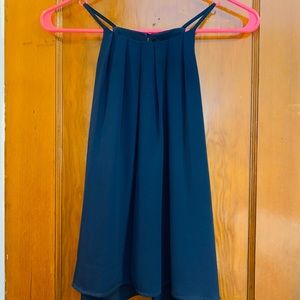Forever 21 Dressy Tank-Navy Blue